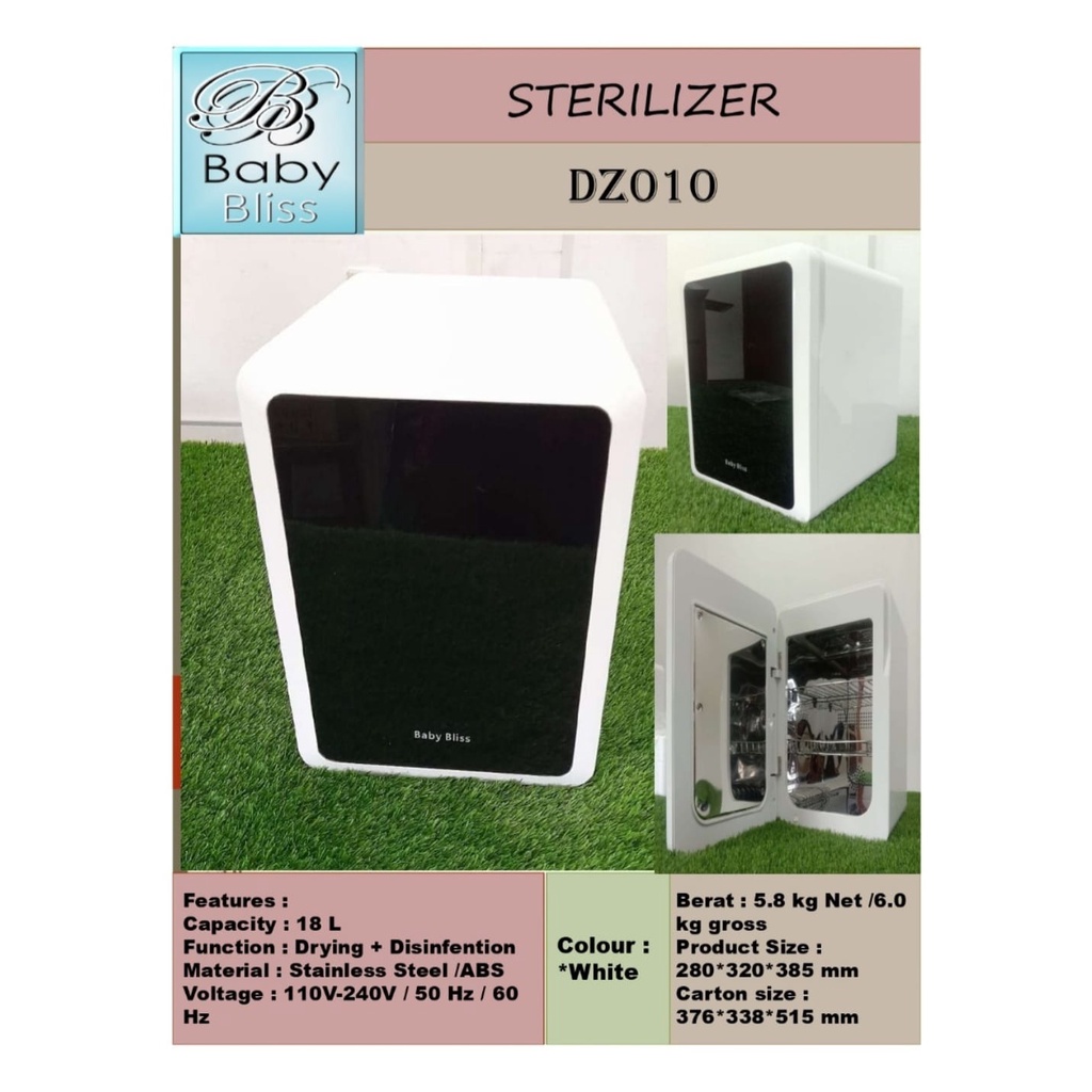 MESIN STERILIZER UV BABY BLISS IMPORT MURAH BERKUALITAS