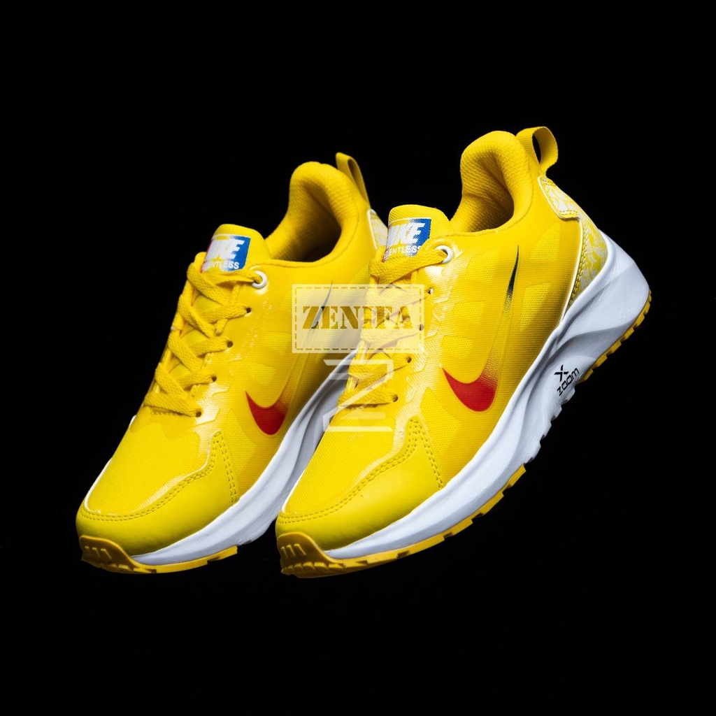 Sepatu Sneakers Wanita Zoom X Spatu Swpatu Kets Snakers Snikers Cewe Cewek Perempuan Dewasa Putih-3