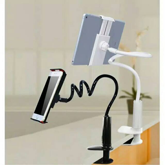 LAZYPOD UNTUK TABLET PC HOLDER UNIVERSAL DENGAN KLIP 360 DERAJAT