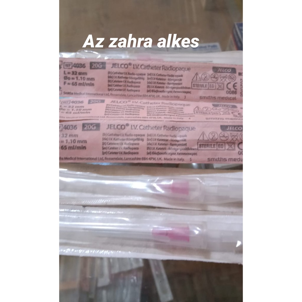 PROMO Abocath Jarum Infus jelco Iv Catheter 20G