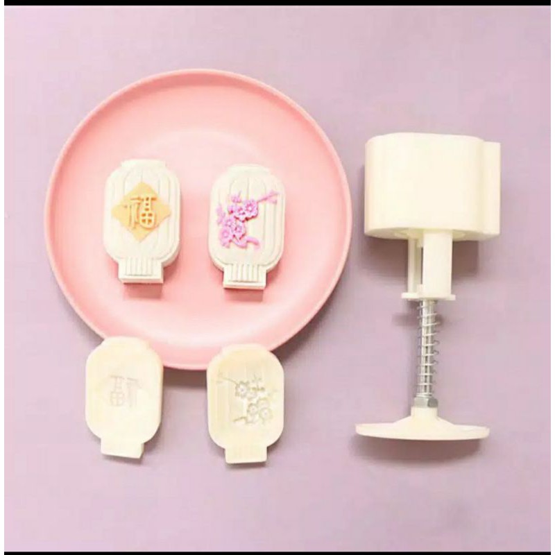 cetakan nastar taiwan dan mooncake mini motif lentera