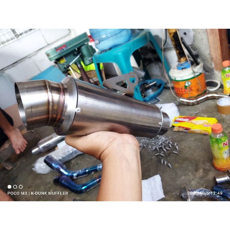 Slincer slenser Knalpot polos Braket paten sarangan separuh DOS