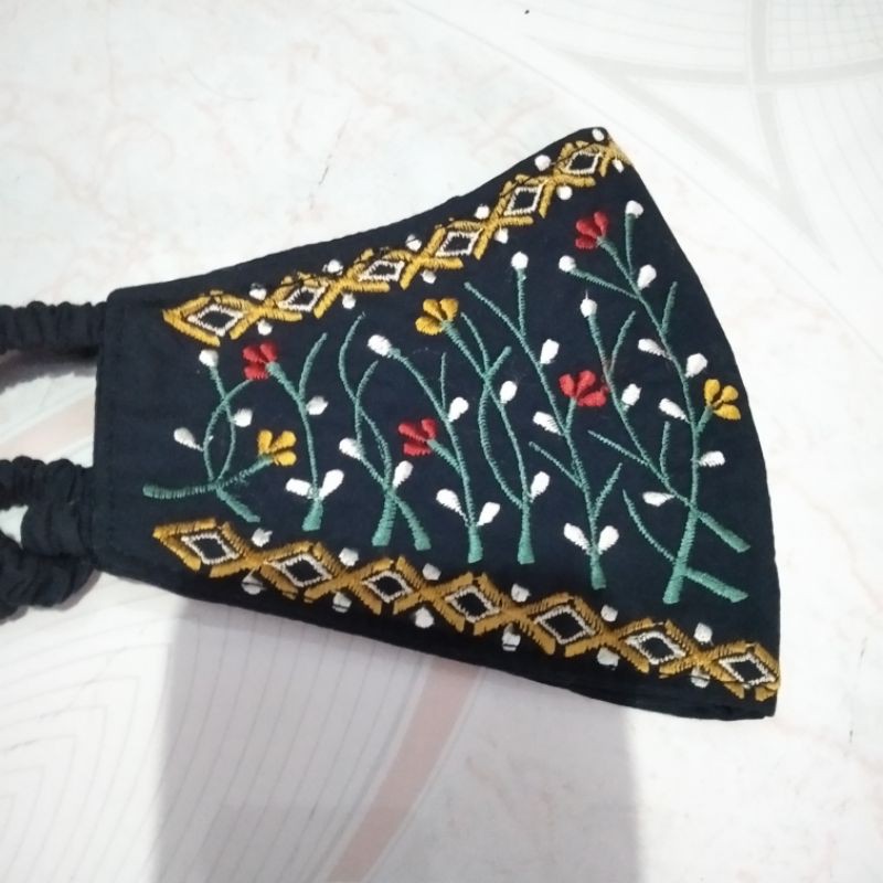 Masker Bordir Ilalang