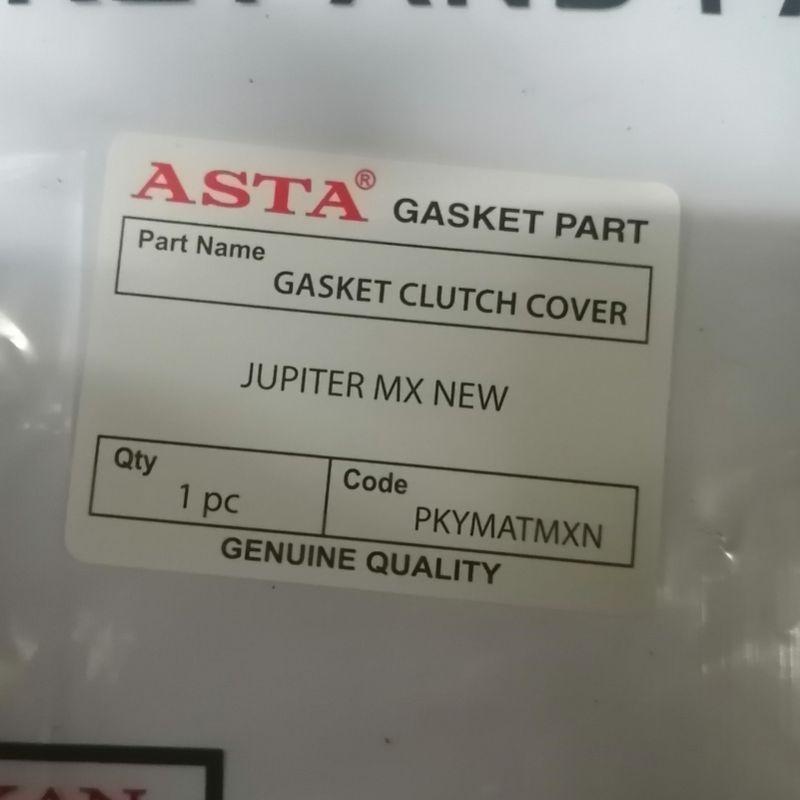 Paking perpak gasket bak kopling jupiter mx new asta