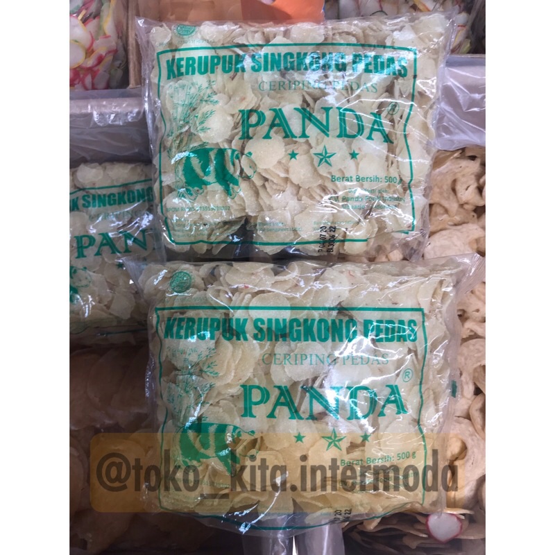 

Kerupuk Singkong Pedas panda 500 gr