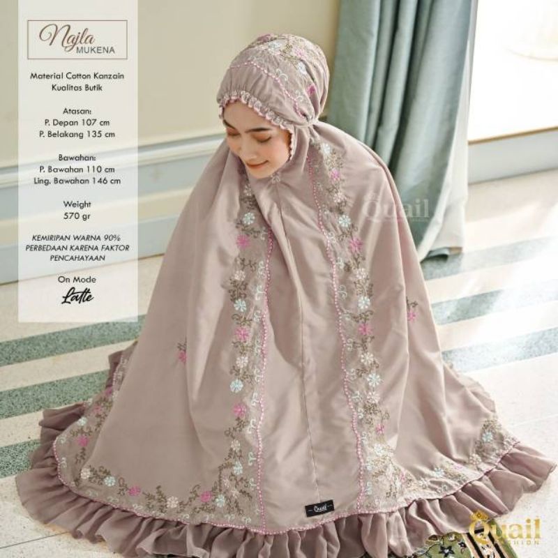 MUKENA NAJLA EXCLUSIVE BY QUAIL HIJAB