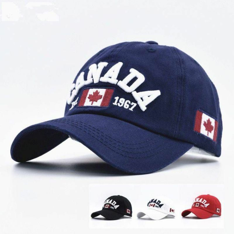 Canada EST.1867 Topi Baseball Hat Cap Casual Sport Pria Wanita Original Distro
