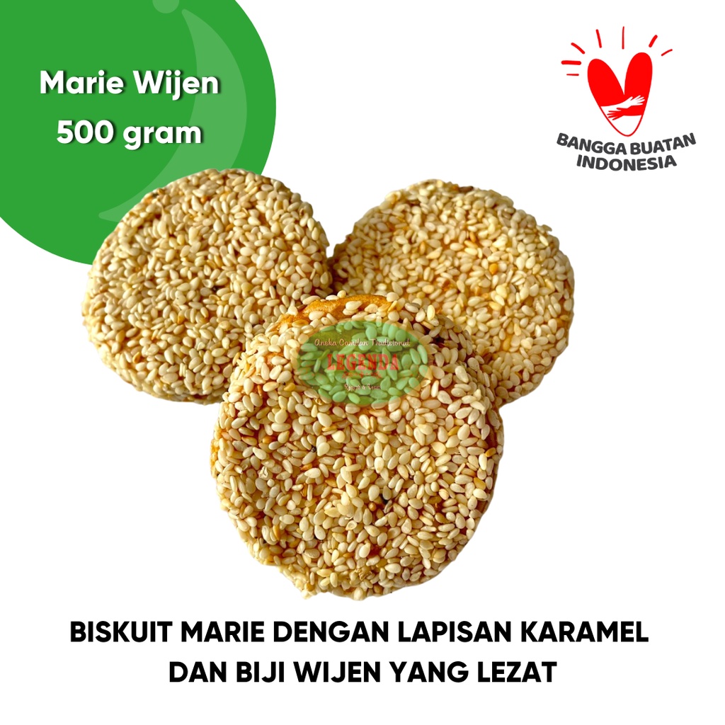 

Biskuit Marie Wijen Karamel 500gr khas Pekalongan oleh oleh jajanan tradisional kuno enak