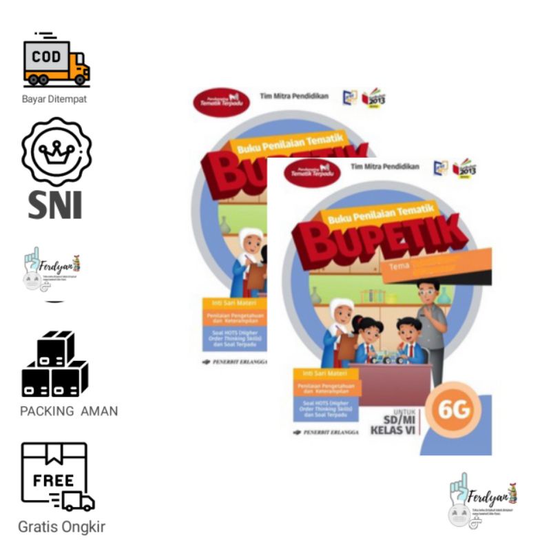 BUKU PENILAIAN TEMATIK BUPETIK SD. 6G KELAS.6/K13N