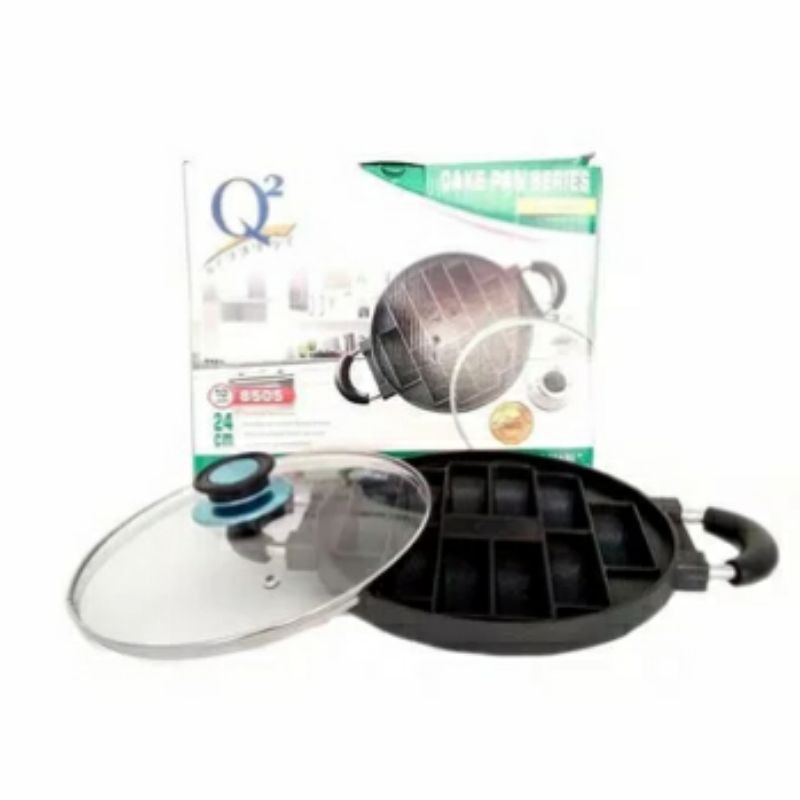 Cetakan pukis 10 lubang cake pan Q2 8505 snack maker kue pukis