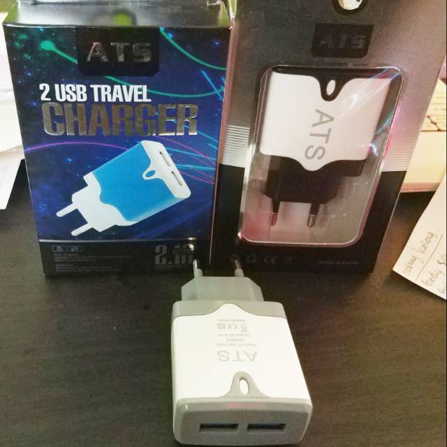 Adaptor ATS 2USB 3.4A Best Quality