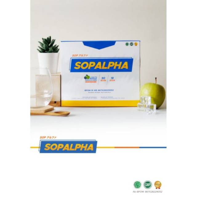 BioBoost SOPALPHA 1 Box 18 Sachet ORIGINAL BPOM HALAL