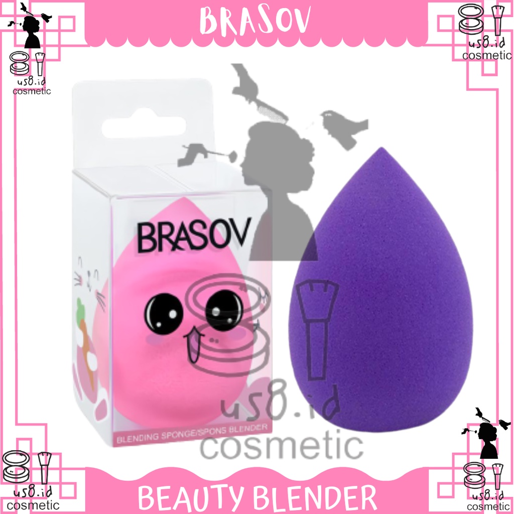 BRASOV Spons Make Up Model Telur Diameter 3.5 CM Foundation Sponge Blending Spon XX-CT