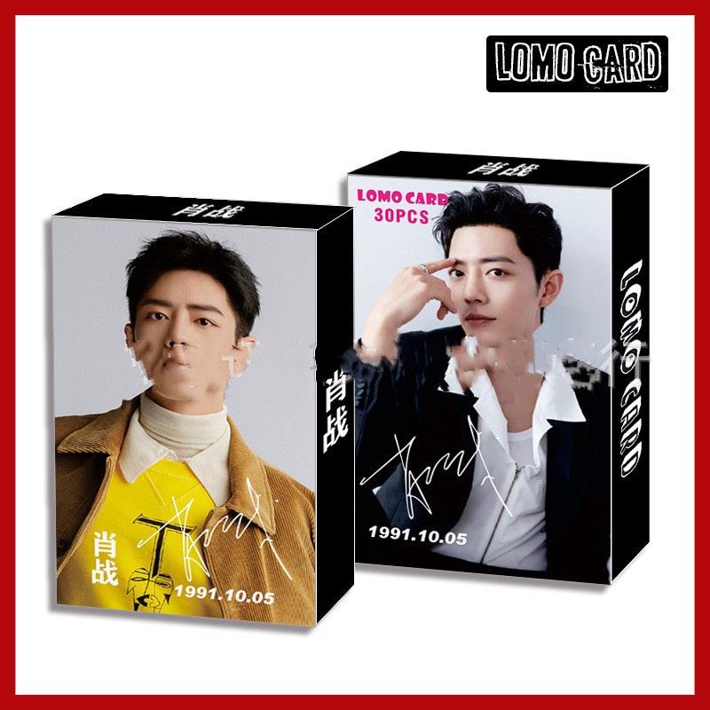 30pcs Kartu Foto LOMO Xiao Zhan Wang Yibo Chen Qingling Untuk Koleksi Fans