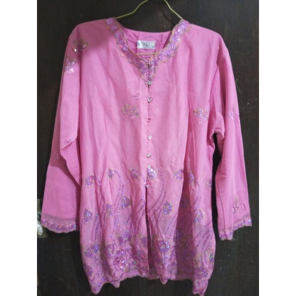[PRELOVED] BAJU KEBAYA PINK MANIK