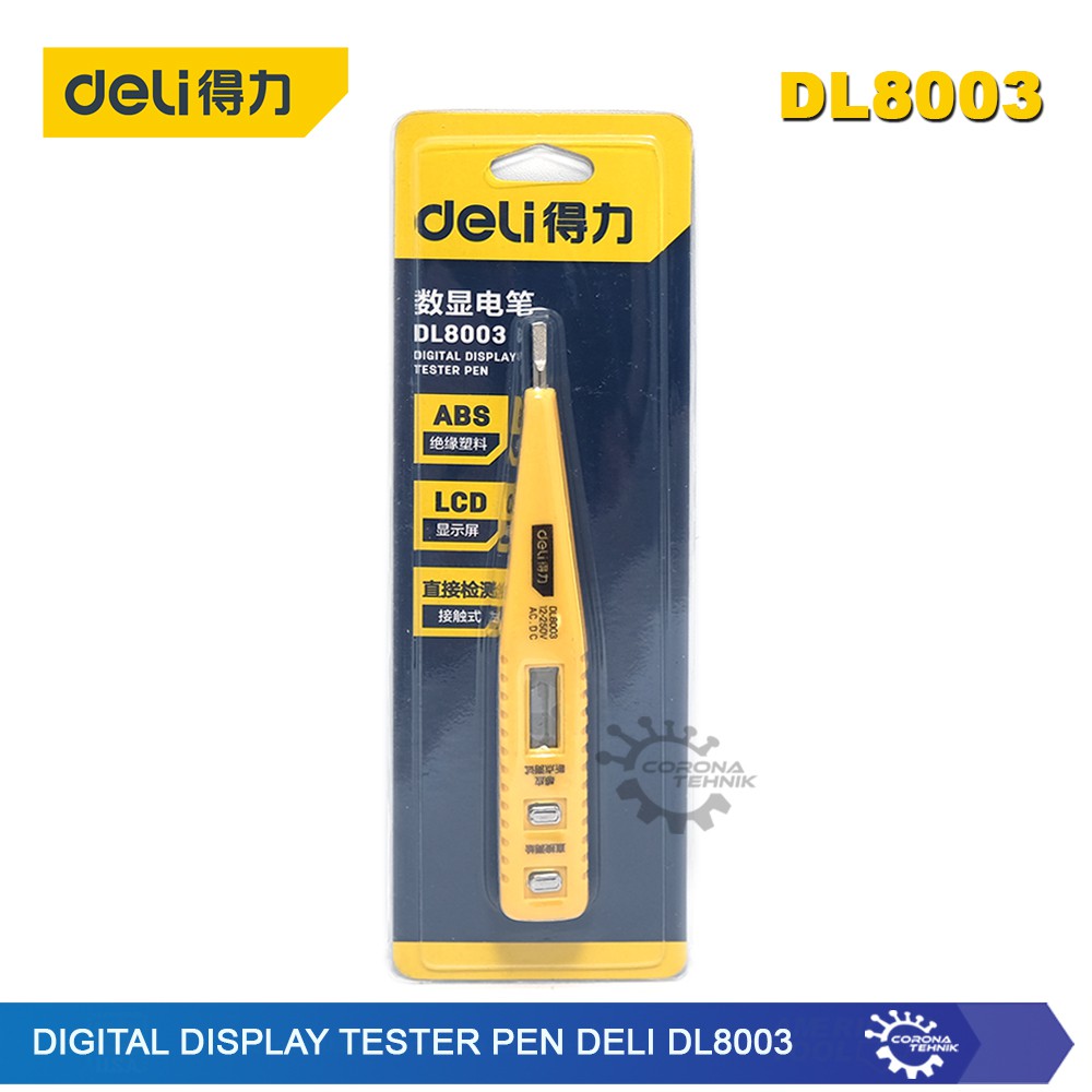 DL8003 - Digital Display Tester Pen Deli