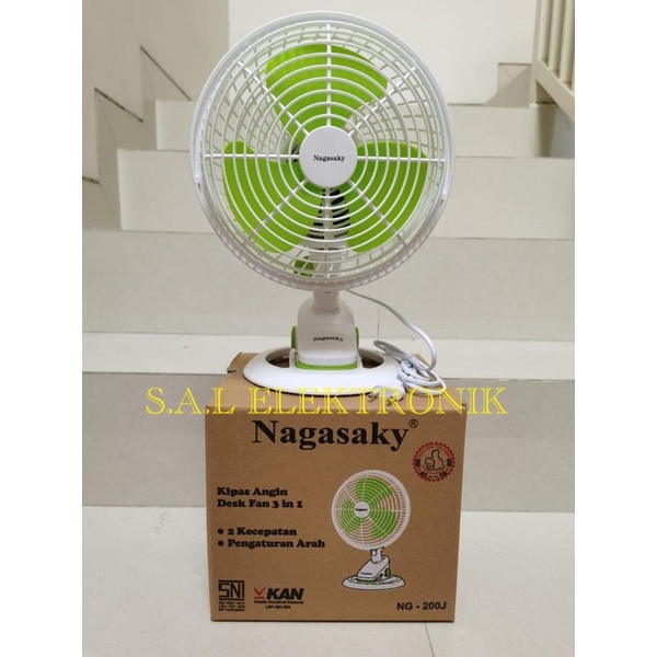 Kipas Angin Duduk Desk Fan Nagasaky 8” &amp; 10”