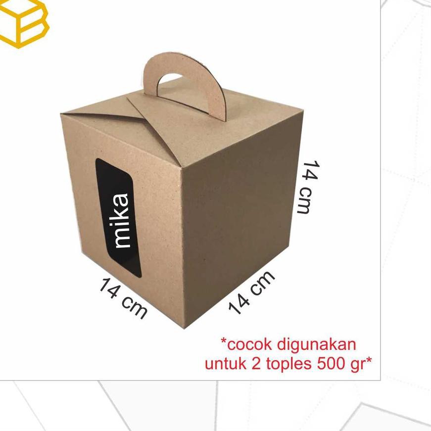 

» Ready « [ EZP5 ] TB141414 (20pc) | Box. Packing. Kemasan. Dus. Toples Box. Cake Box. Gift Box ✅