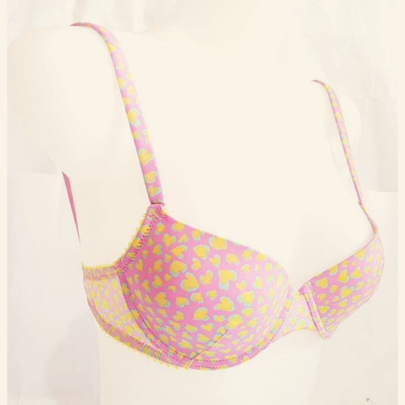 #0522 Bh Bra Remaja / Bh Busa motif warna pink yellow katun U1 / BH REMAJA / BH BUSA  / BRA BUSA