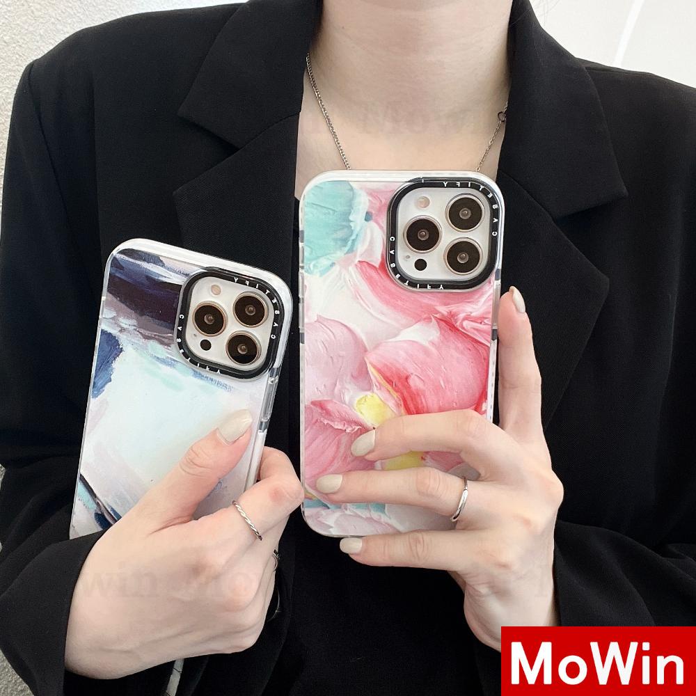 Casing Silikon Iphone 13 Pro Max 12 Pro Max 11 Pro Max Xr Xs Max 11 12 7 + Shockproof Motif Lukisan Abstrak