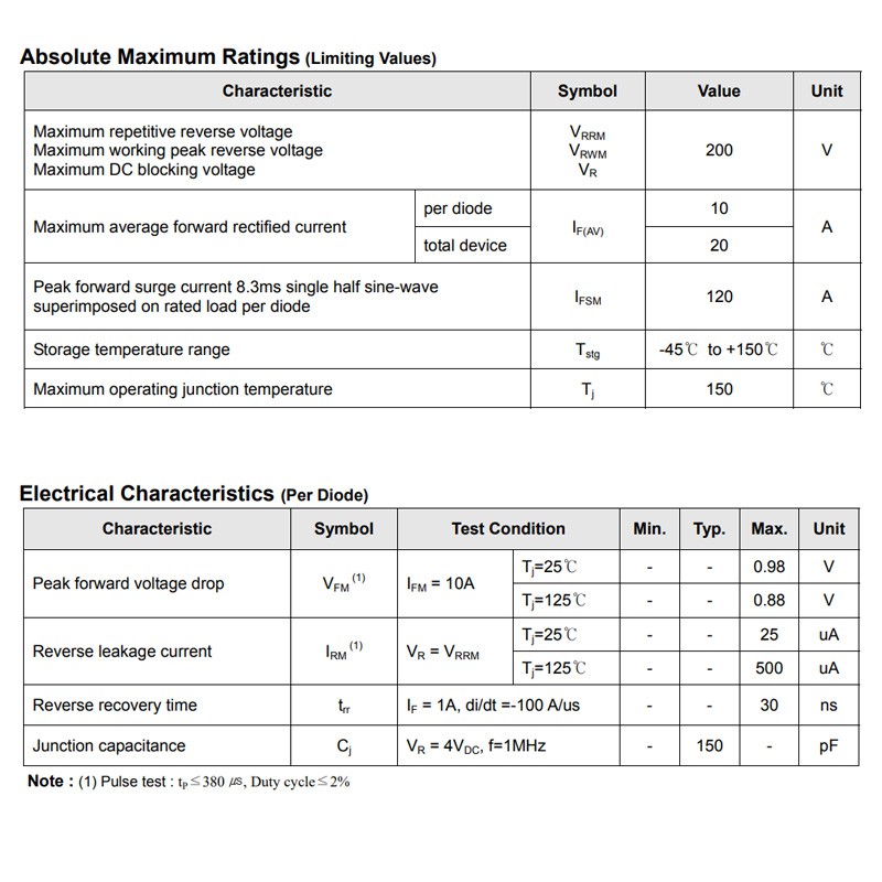 DIODA TO-3P MOSFET SF20A200H DIODE SF 20A200H DIODA SF20A200H TRIODE MESIN LAS