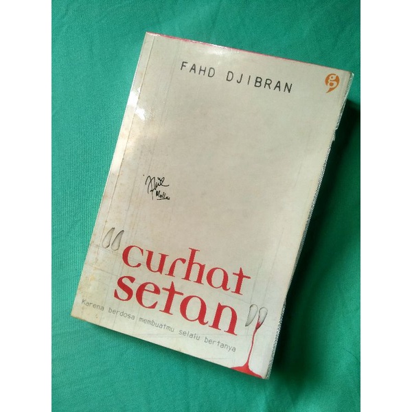 CURHAT SETAN - Preloved sastra - Koleksi Pribadi