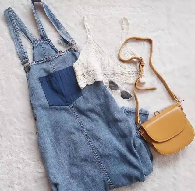 DEASY OVERALL JEANS / OVERALL JEANS RAWIS / OVERALL JEANS TERMURAH