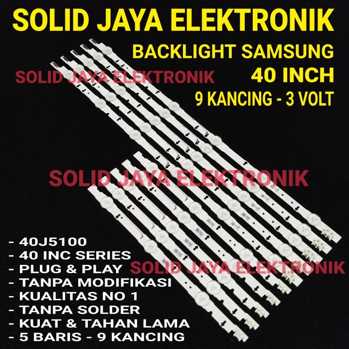 BACKLIGHT SAMSUNG UA 40H5100 AR UA40H5100AR LAMPU BL LED TV 40 INC IN