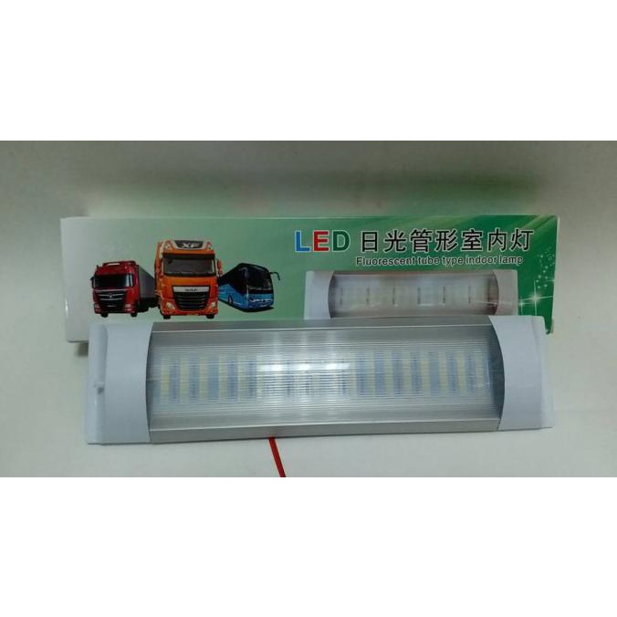 Cuci Gudang Lampu Variasi Led Plafon Mobil Truk Voltase 24 Volt Avm