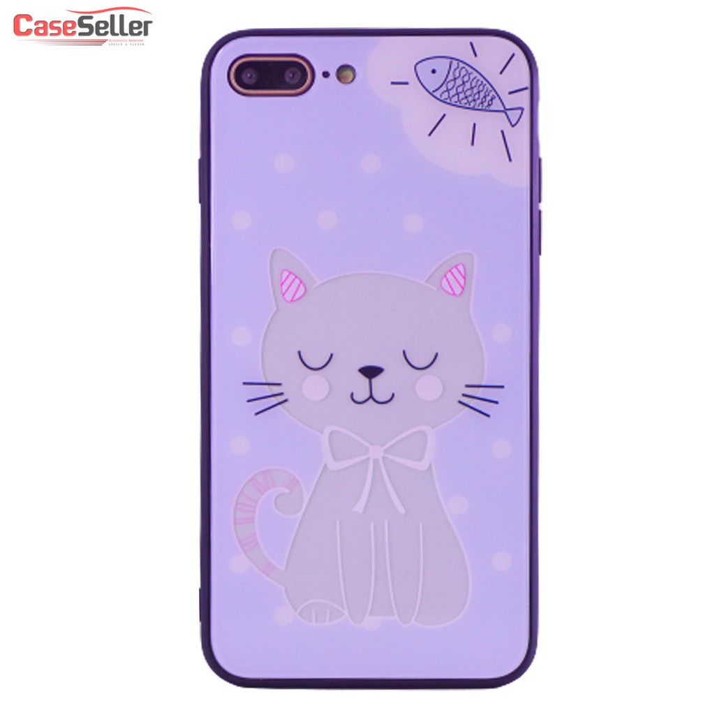 CaseSeller - SAMSUNG A10 / A11 / A01 / A21 / A51  Hardcase Glass Ultraviolet Glow In The Dark