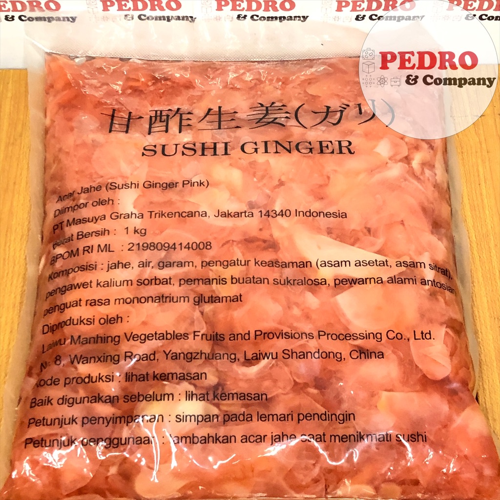 

Sushi ginger acar jahe pink jepang 1 kg