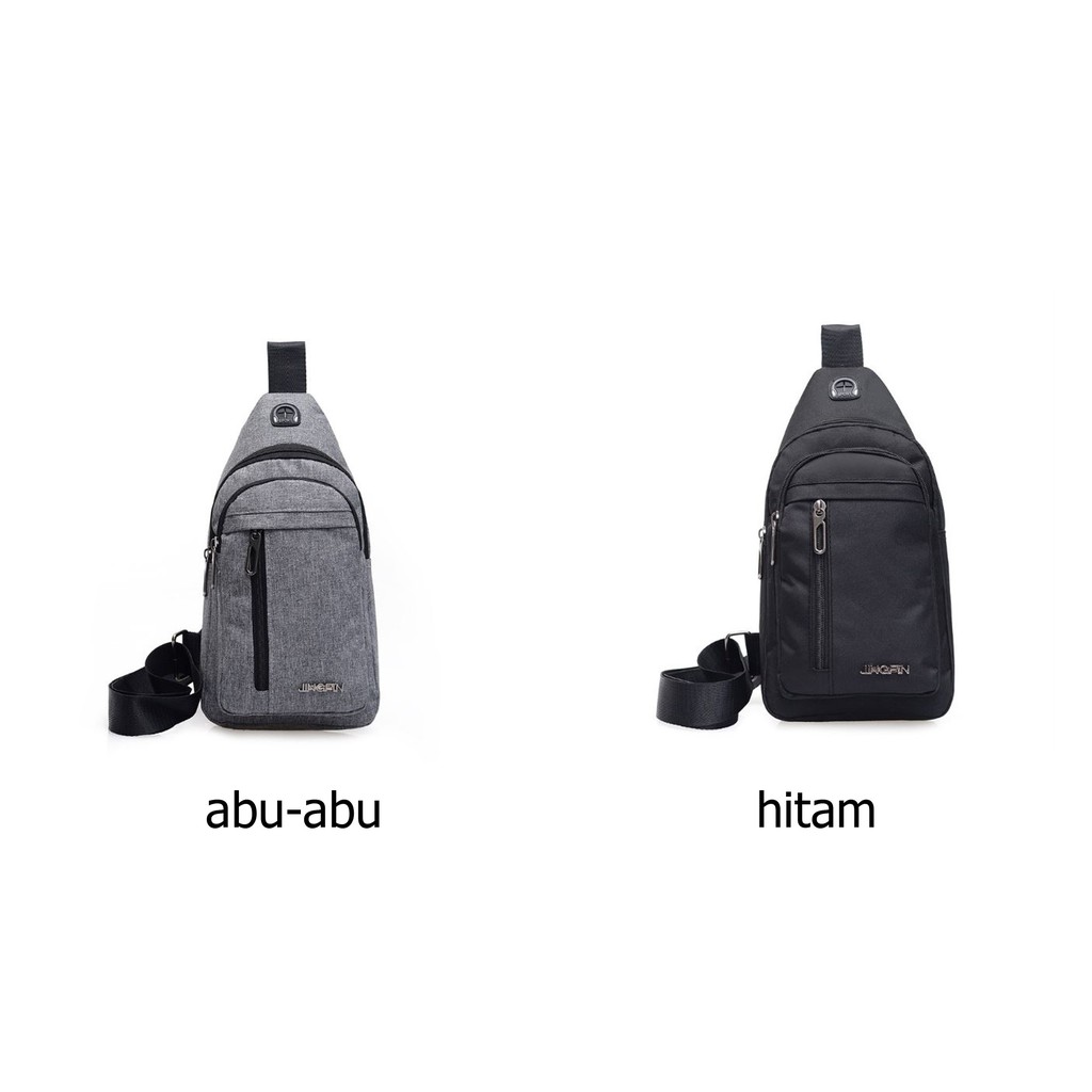 tas selempang pria canvas outdoor sling bag (2H4) bta421