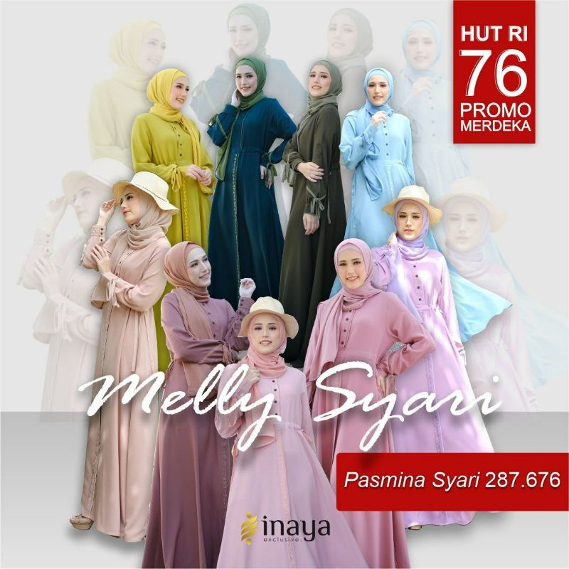 MELLY SYARI PASMINA BY INAYA ORIGINAL