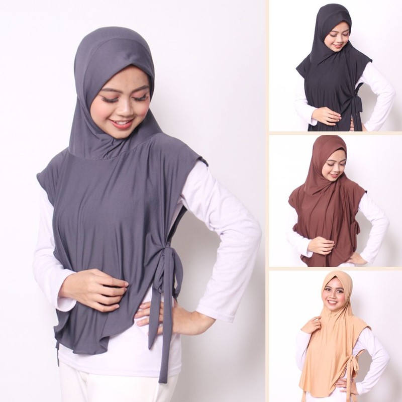 JILBAB SPORT/HIJAB SPORT/BERGO SPORT KERUDUNG OLAHRAGA JERSEY MENUTUP DADA RISCKA