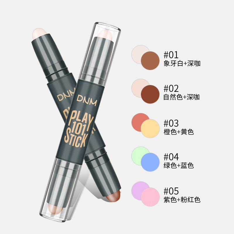 DNM Stik Concealer Dua Sisi untuk Menutupi Noda Wajah [ COD ]