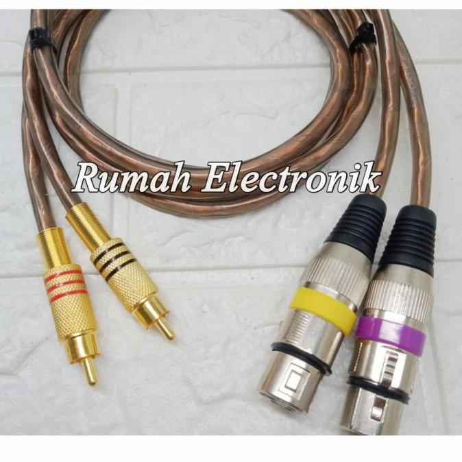 Kabel Mixer Audio Ke Power Xlr Female To Rca Kabel Makita Termurah