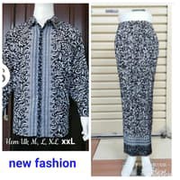 Rok Plisket Batik Couple Hem Panjang berkualitas