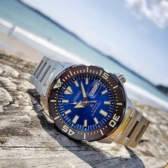 Seiko Prospex SRPE09K1 Blue Monster Save Ocean - Jam Tangan Pria
