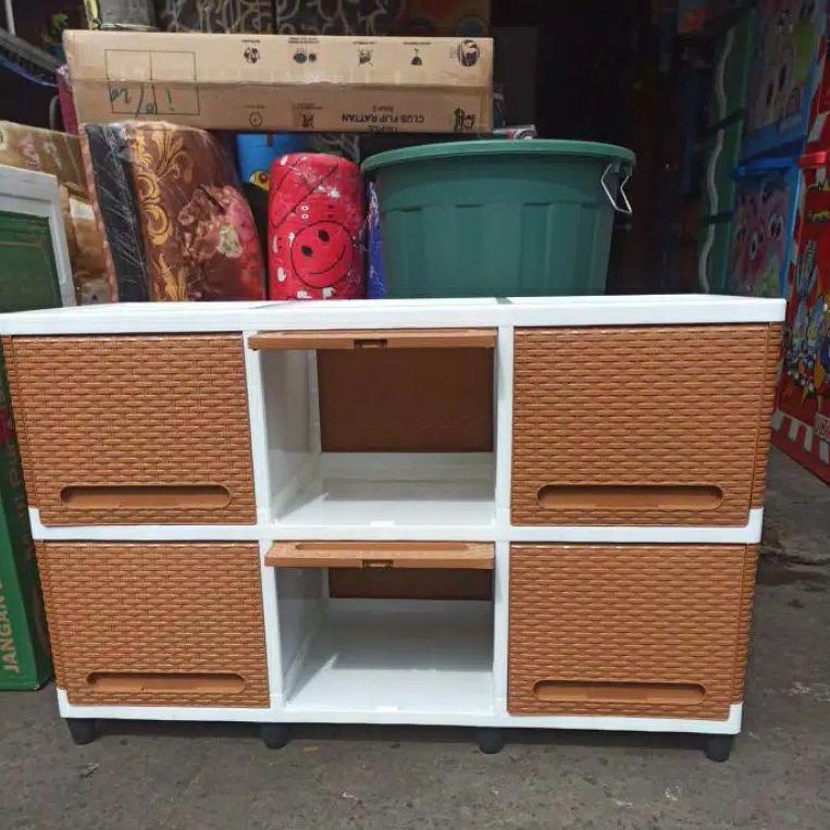 Terbaru.. LEMARI PLASTIK CLUB LEMARI BAJU BUPET TV RAK SERBAGUNA RAK MULTIFUNGSI/LACI 71