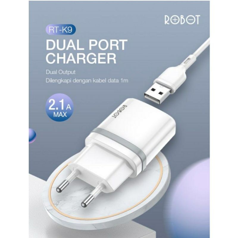 Robot RT-K9 Power Charger With Micro USB Cable