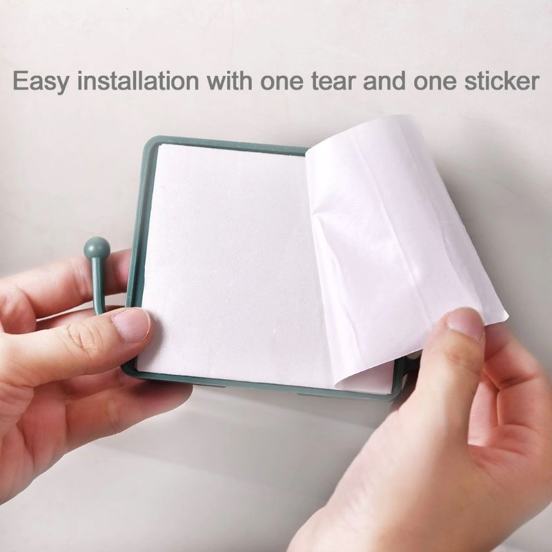 Holder Remote Ac 2 GANTUNGAN / Tempat Charger Hp / Tempat Remot TV Tempel Dinding Tembok Sangat Kuat