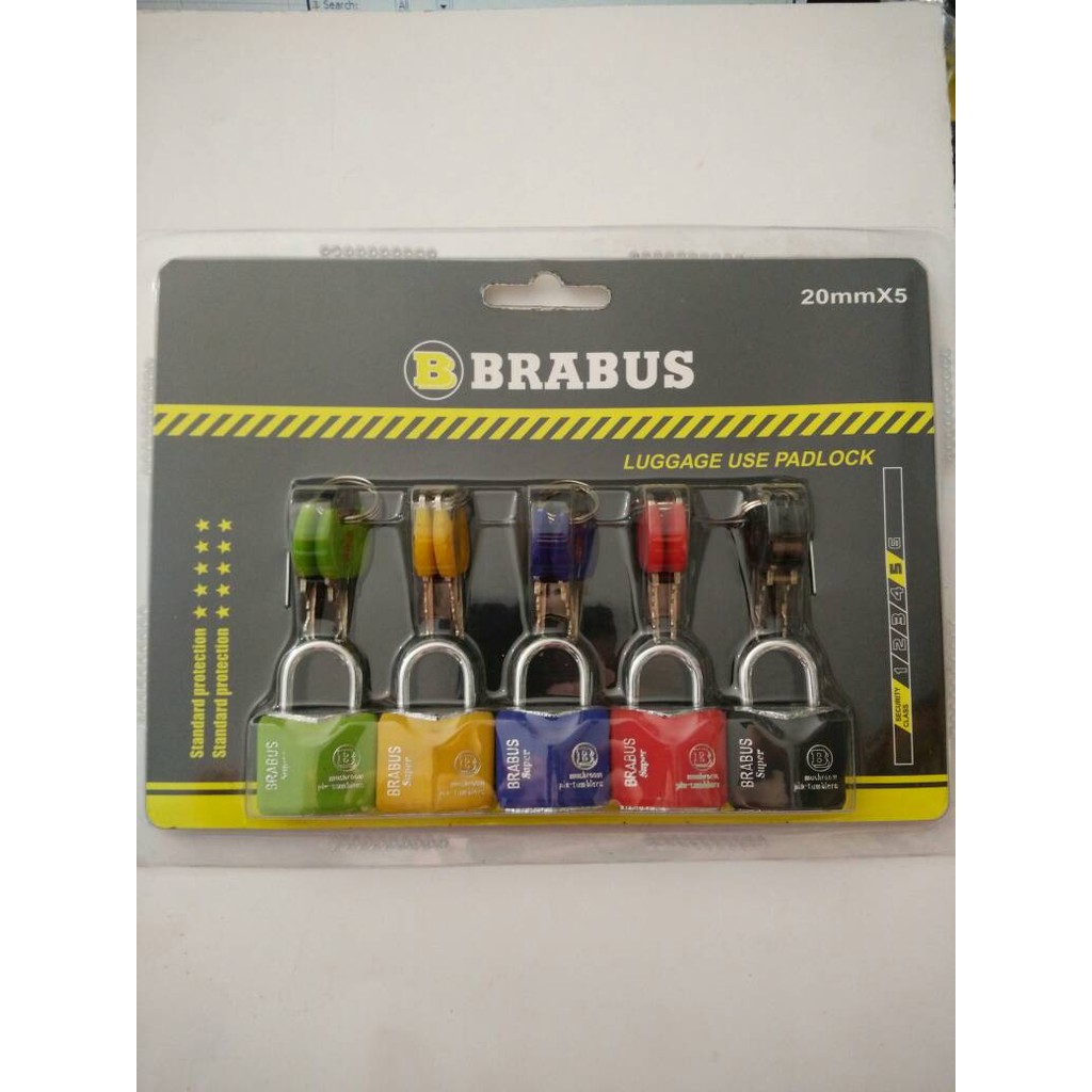 Gembok Koper 5pcs 20mm