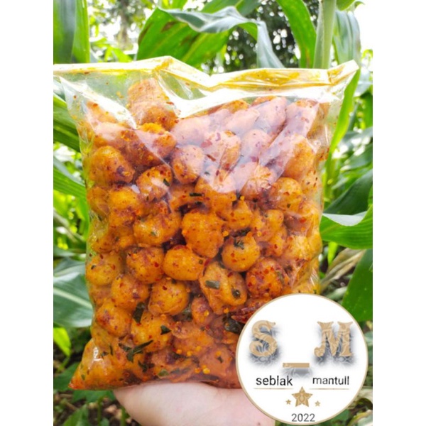 

siomay mini kering pedas dan original