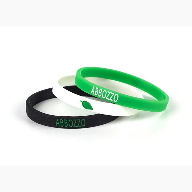 NICE GIFT SILICONE BRACELET TREN IMPORT RUBBER ABB