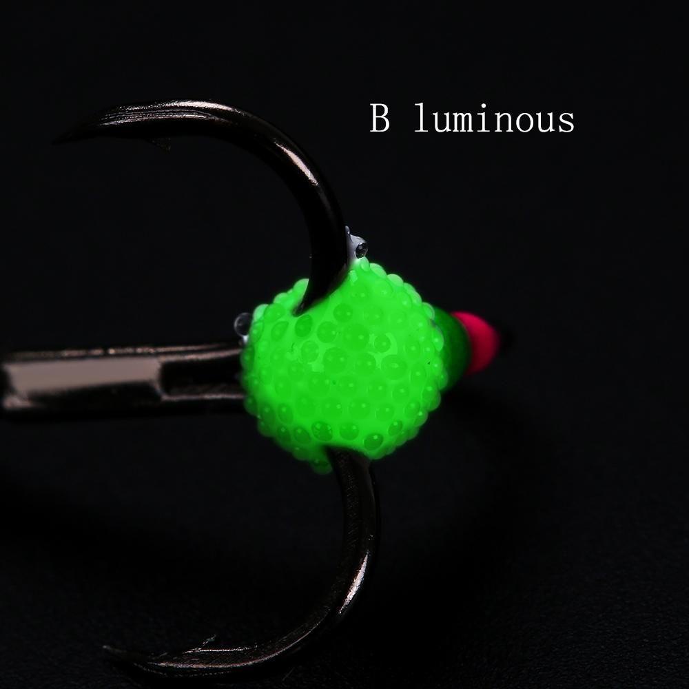 Atasan 5PCS 6pcs# 8# 10# &lt;Unk&gt;&lt;Unk&gt; Pancing Es Tahan Lama Musim Dingin6# 8# 10# Tackle Tools Alat Tackle Telur Ikan