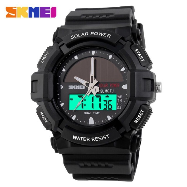 SKMEI Jam Tangan Analog Digital Pria - Black