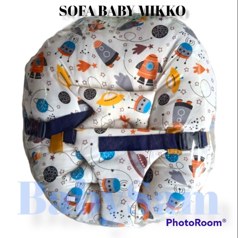 Sofa Bayi Merk Mikko || Sofa Bayi Premium SABUK PENGAMAN Multifungsi FREE Bantal