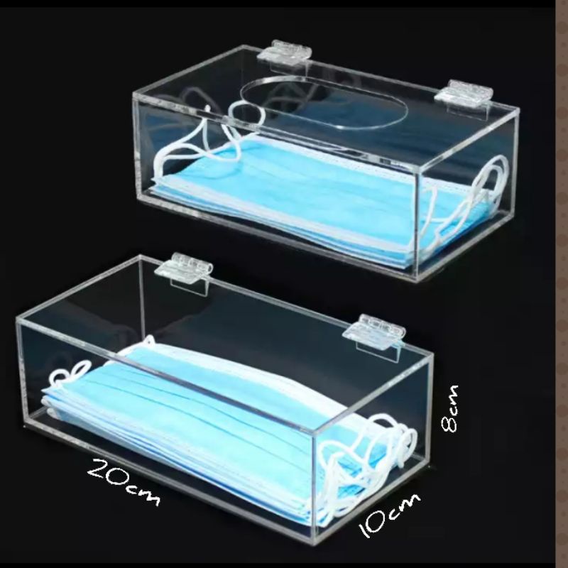 TEMPAT MASKER ACRYLIC#BOX MASKER#MASKER MEDIS