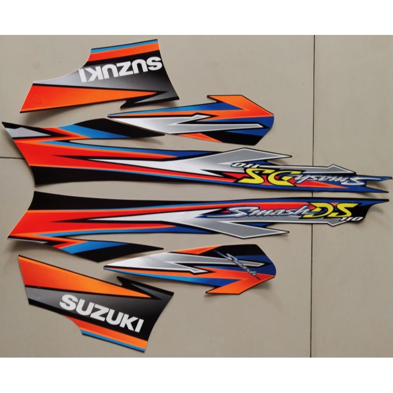 striping suzuki smash 110 ds 2003 2004 2005 hitam