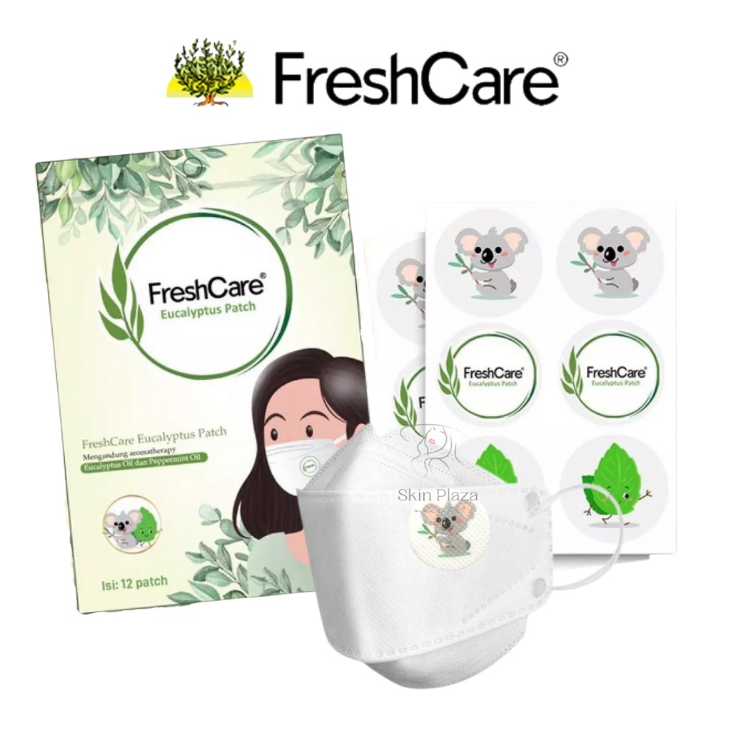 Freshcare Patch Eucalyptus Stiker Masker isi 12 pcs